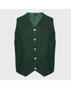Black Wool Tweed Argyle Kilt Jacket And Vest