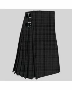Black Shadow Tartan Kilt Men