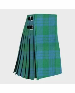 Blue Montgomery Green Ancient Tartan kilt