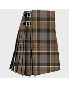 Clan Leslie Green Weathered Tartan Kilt