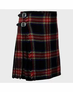 Black Stewart Tartan Kilt