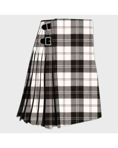 Erskine Black and White tartan kilt
