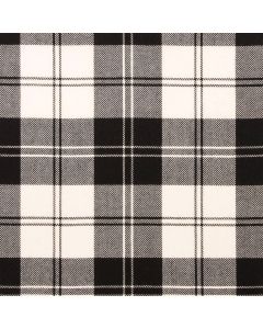 Erskine Black and White tartan kilt