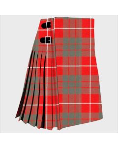 Hamilton Red Weathered Tartan Kilt
