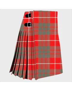 Hamilton Red Weathered Tartan Kilt
