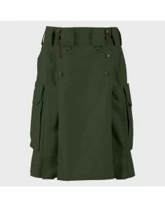 Olive Green Tactical Combat Duty Kilt 