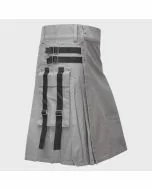 Grey Charm Casual Utility Kilt For Men