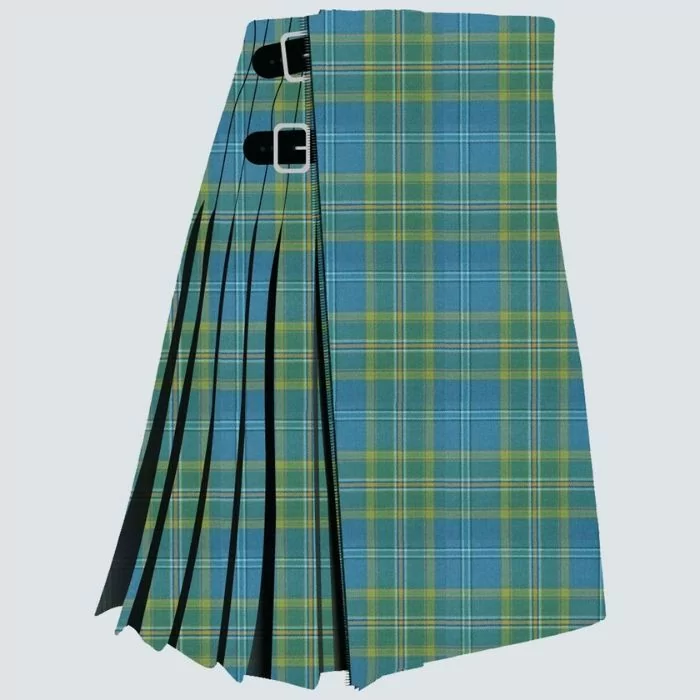 All Ireland Blue Tartan Kilt