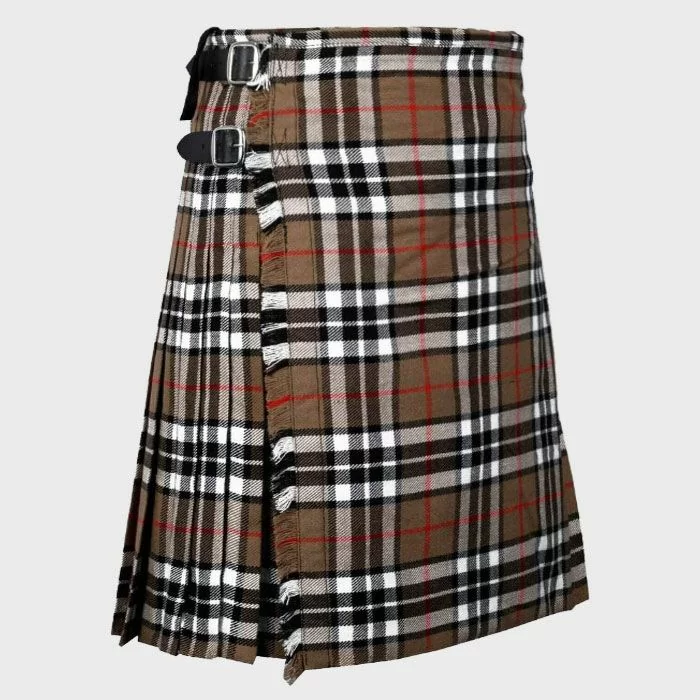 Camel Of Thompson Tartan Kilt