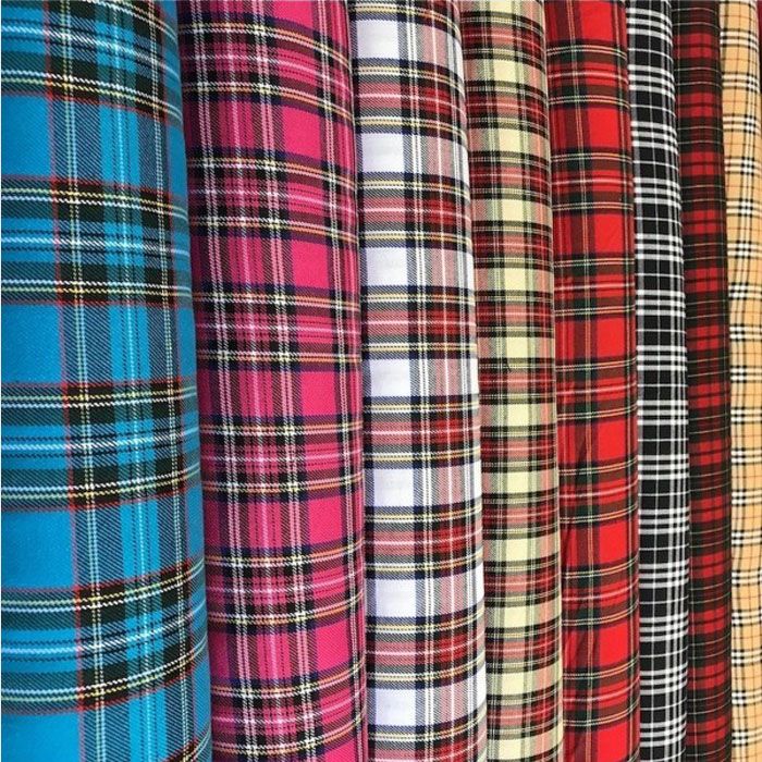 Choose Your Favorite Family Tartan Fabric Per Yard
