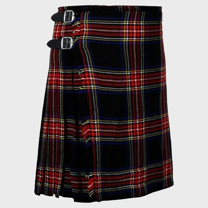 Clan Black Stewart Tartan Kilt 