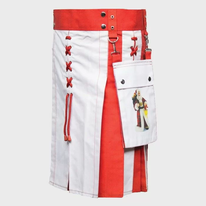 Fashion Hybrid Utility Kilt For Santa Claus