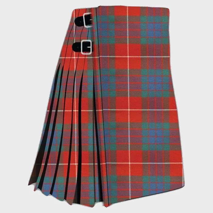 Fraser Red Ancient Tartan kilt