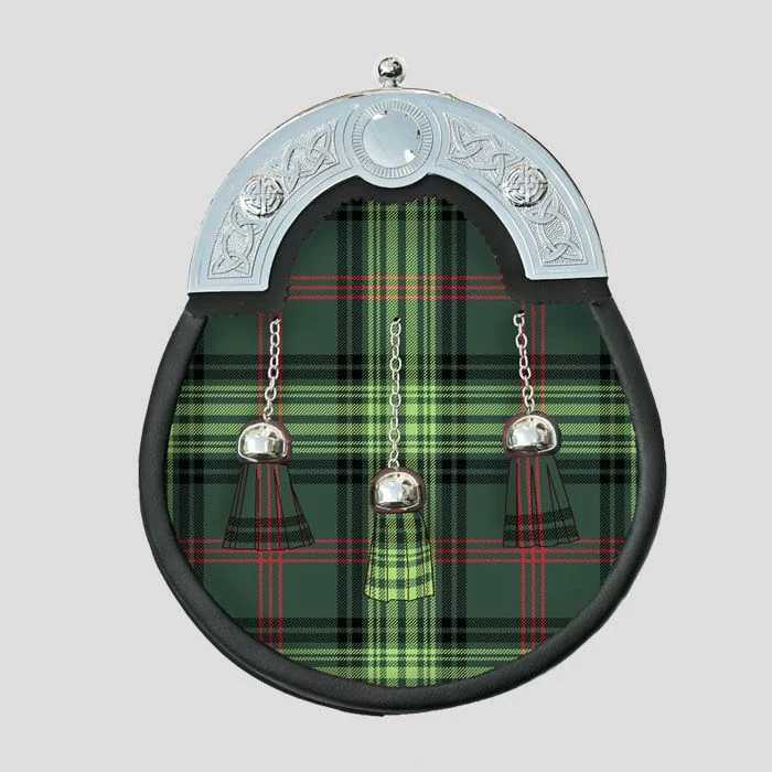 Full Dress Rose Tartan Sporran with Chain Belt