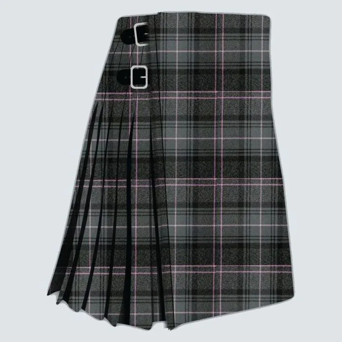 Highland Granite Pink Tartan kilt