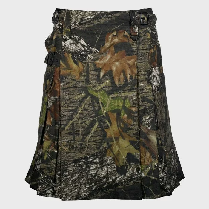 Jungle Camouflage Gothic Utility Kilt 
