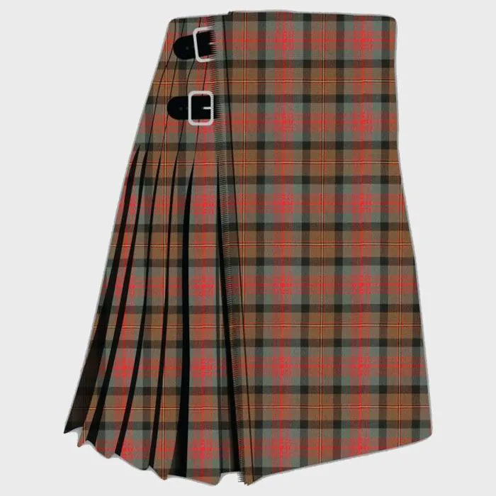 Maclennan weathered tartan kilt