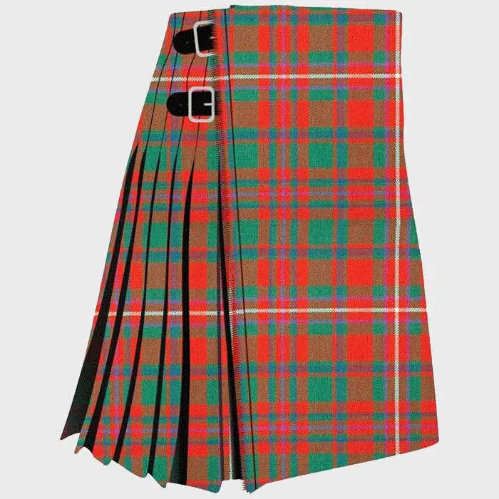 Mckinnor Red ancient tartan kilt