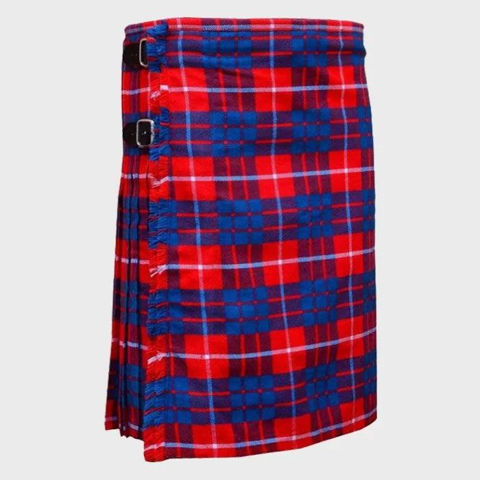 Red Hamilton Tartan kilt