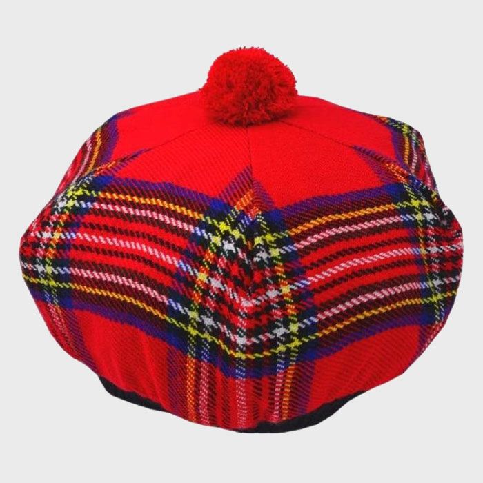 Royal Stewart Tartan O Shanter Wool Tammy Hat