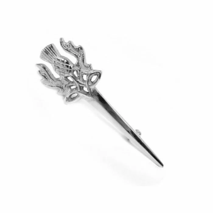 Scottish Thistle kilt pin