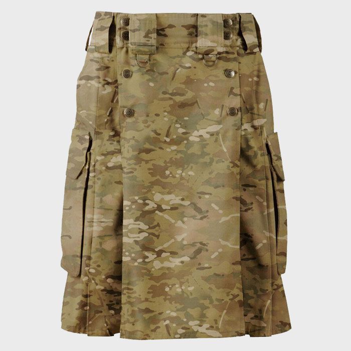 Tactical Combat Camo Kilt