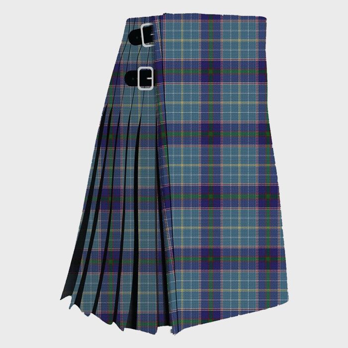 Texas Bluebonnet Tartan Kilt