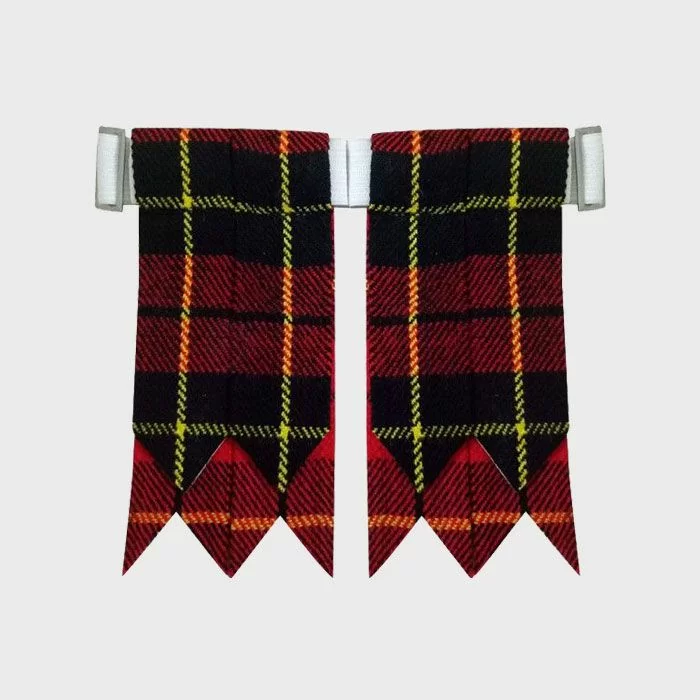Wallace Tartan Kilt Flashes