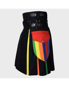 LGBT Gay Pride Rainbow Hybrid Kilt